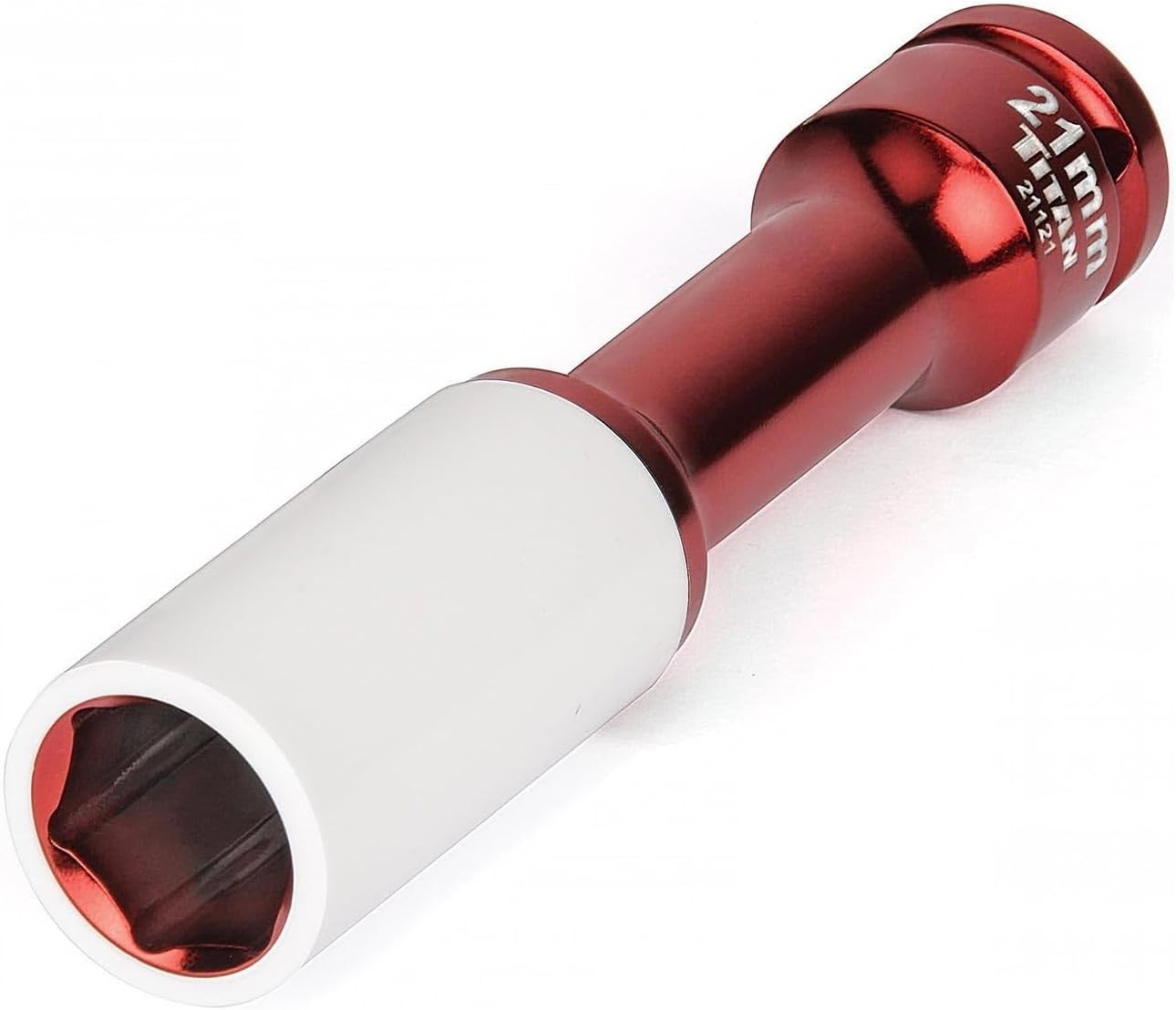 Durable 6-Inch 1/2-Inch Drive Socket with Non-Marring Core for Wheel Protection