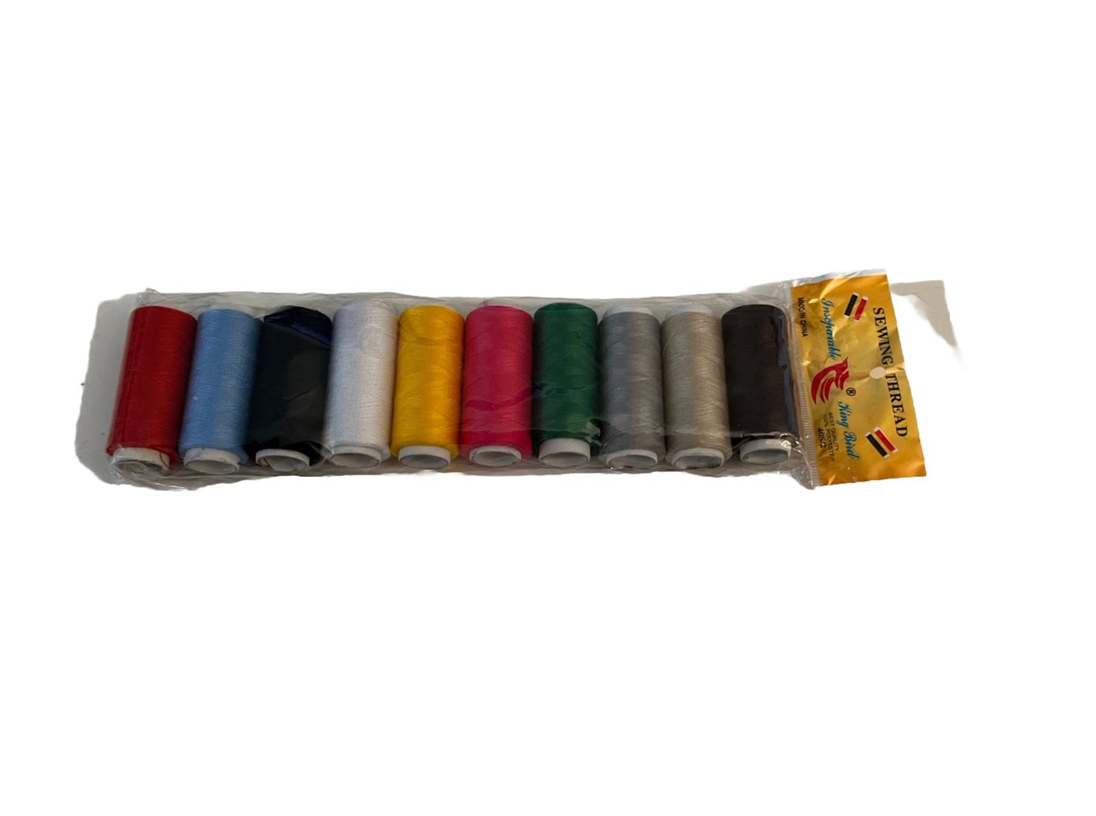 10pc Random Color Sewing Thread 100% Polyester 40S/2 New Brand Sealed