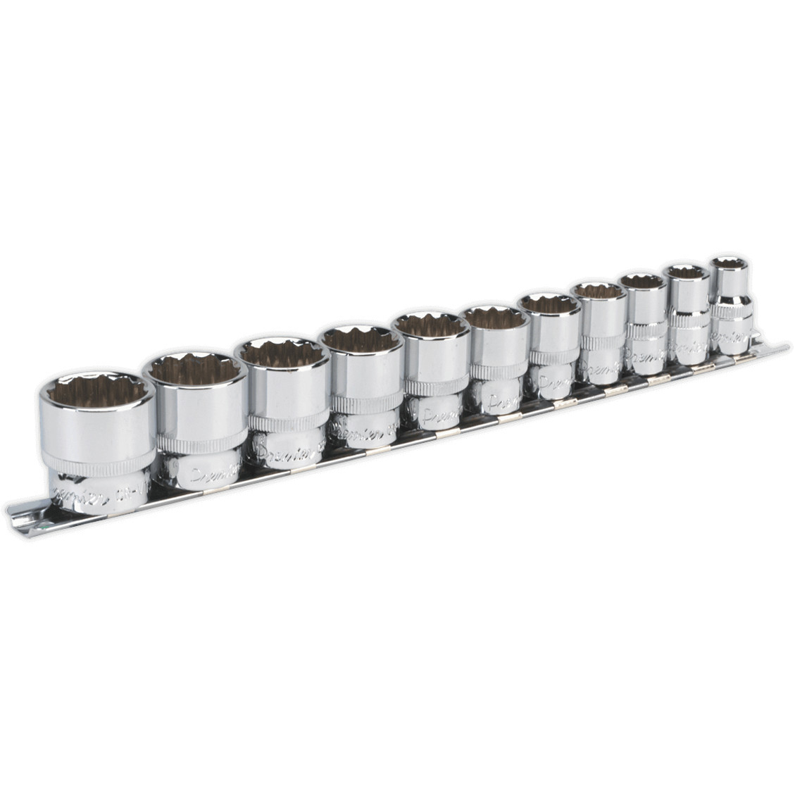 Sealey 11 Piece 3/8″ Drive Bi Hexagon WallDrive Socket Set Imperial