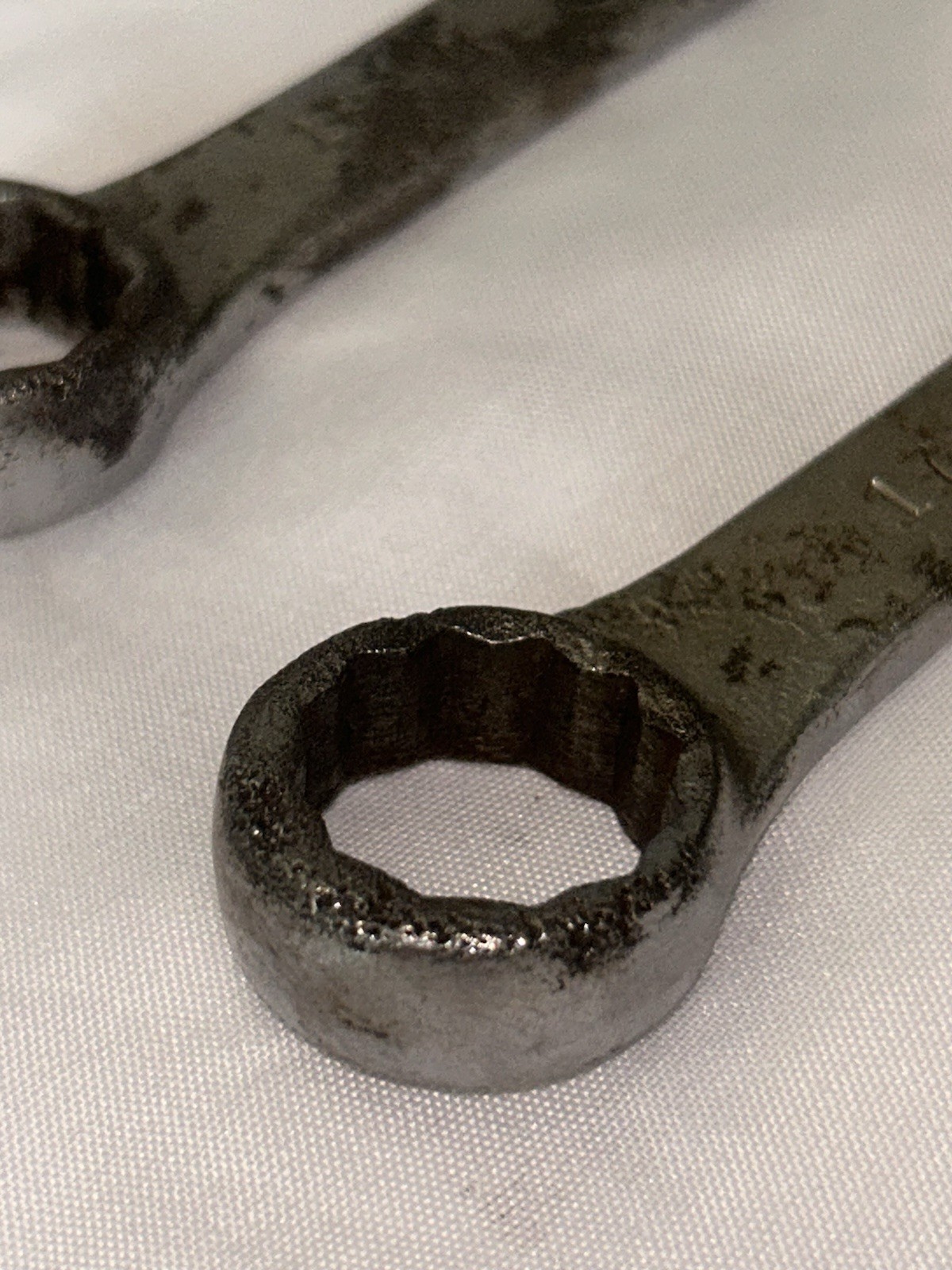 Set Vtg 10 Mac Tools 19 18 17 16 14 12 11 9 8 7 MM Combo Wrench Sabrina Ohio 12p
