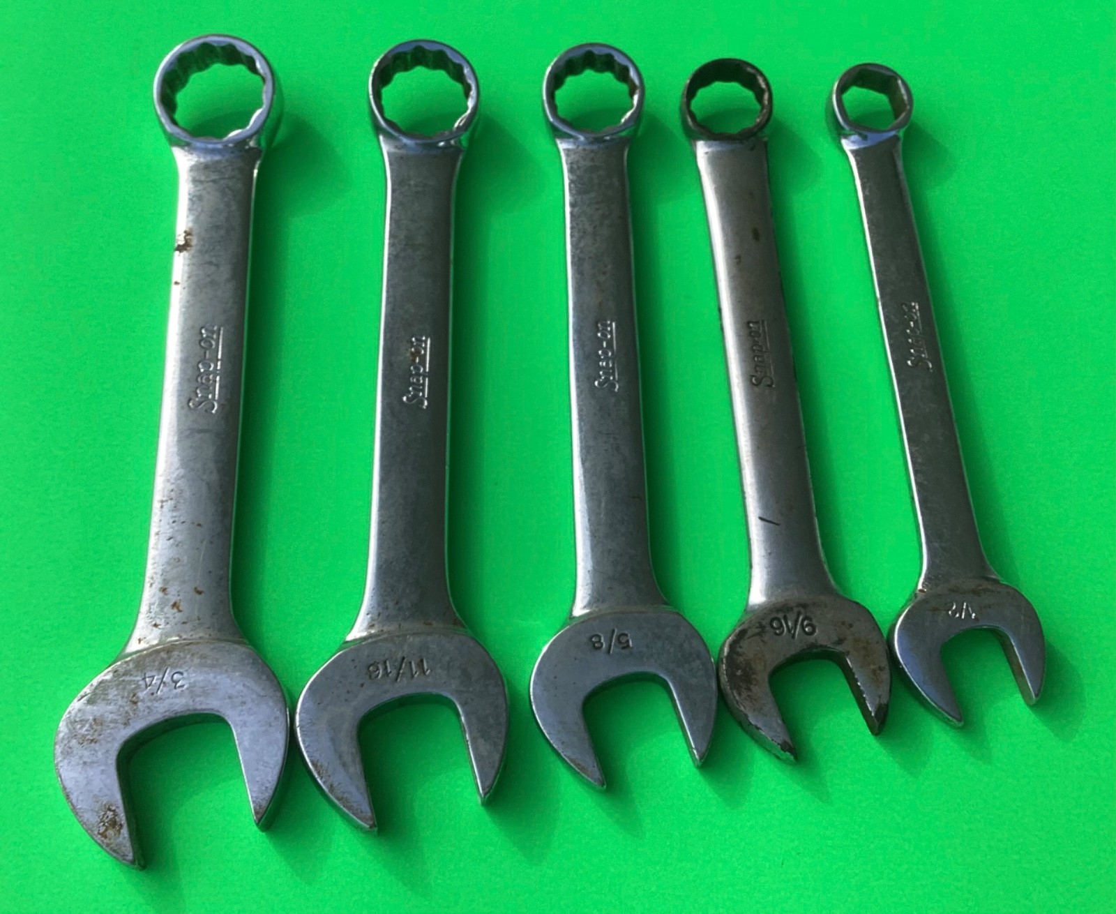 Set Of 5 Snap On wrenches OXA160, OEX180, OEX200, OEX220, OEX240
