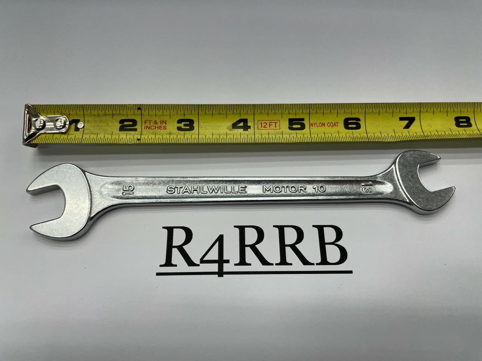 Stahlwille Tools Motor 10 GERMANY 15mm x 13mm Metric Double Open End Wrench
