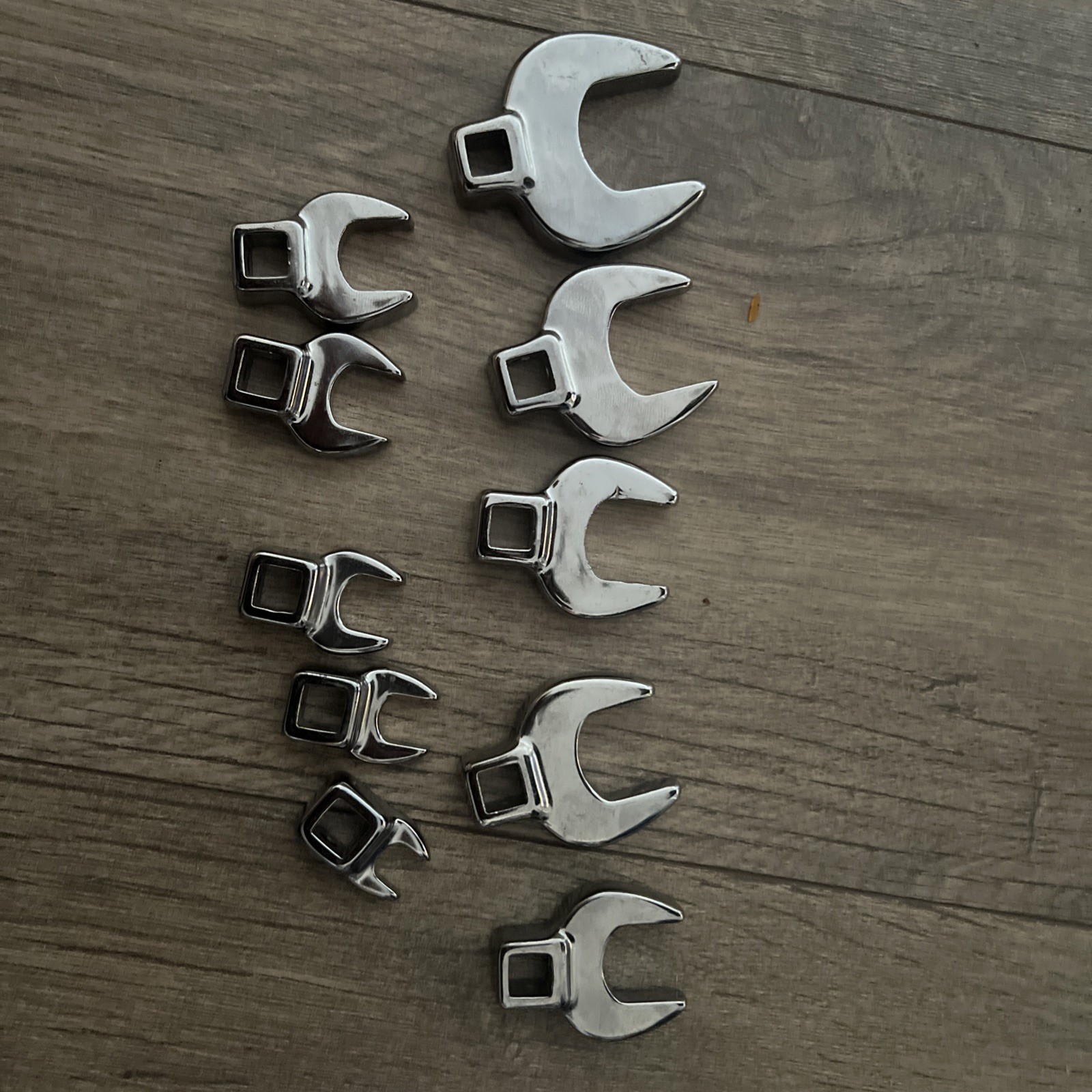 CRAFTSMAN 10 -Piece Set 6-point Metric Crowfoot Open end Wrench (no case
