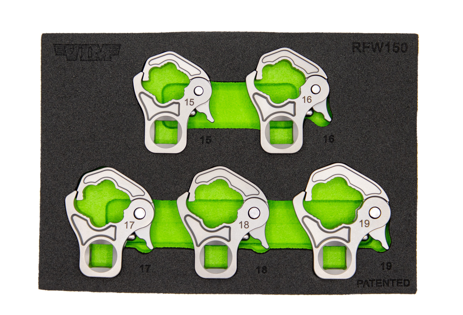 VIM Tools 5 Pc. 3/8» Dr. Ratcheting Flare Nut Set (15-19Mm) (RFW150)