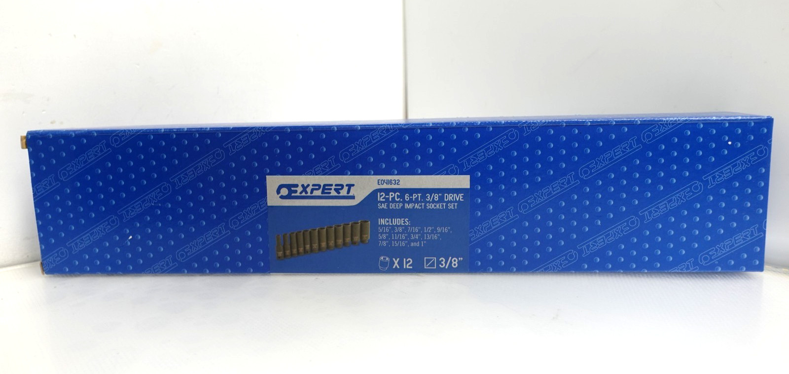 Expert 12-PC 6-PT 3/8″ Drive Safe Deep Impact Socket Set (2-Pack)