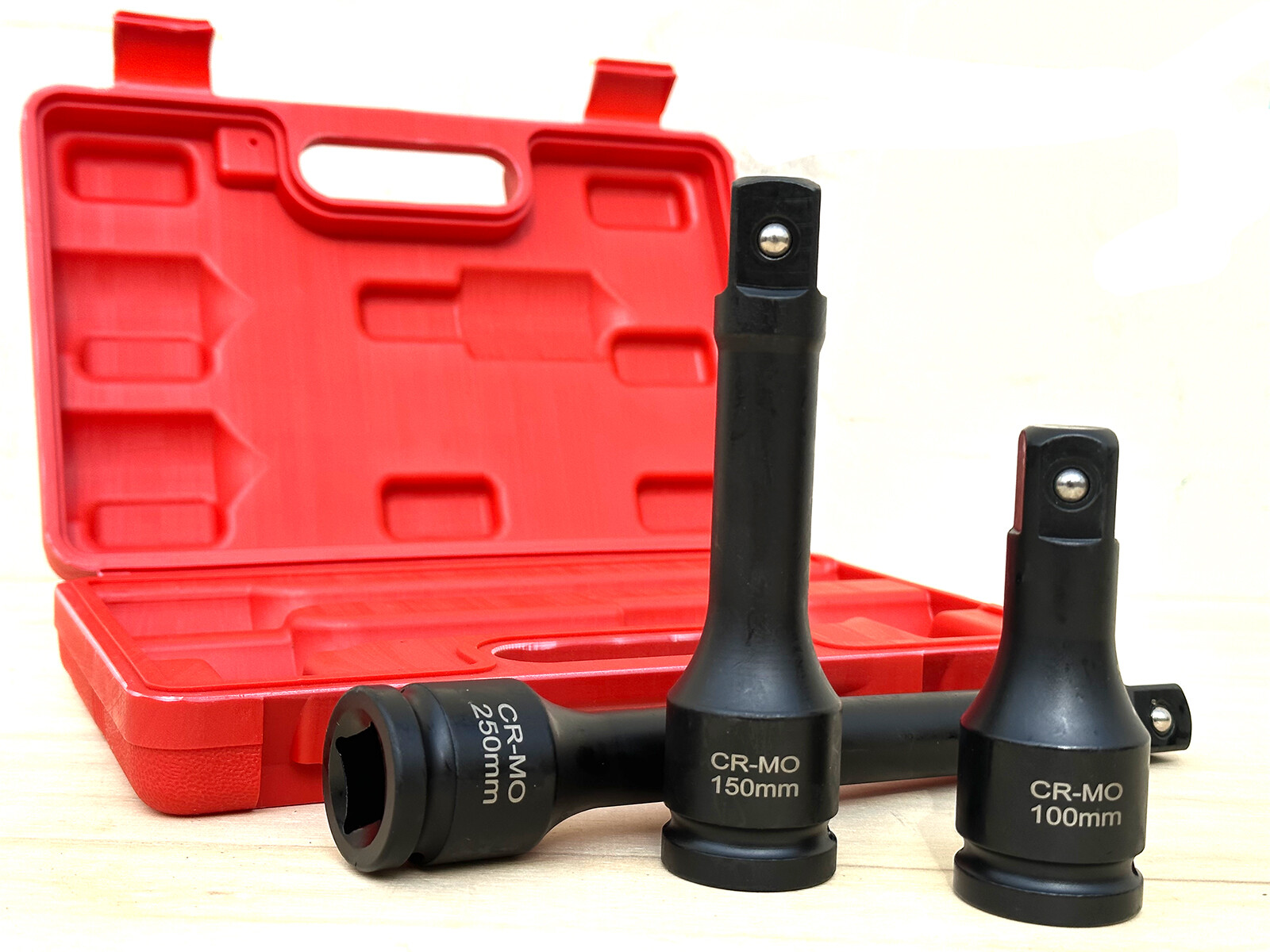3/4” Drive 3pc Impact Extension Bar 4” 6”, 10” Cr-Mo Steel for Air Impact Wrench