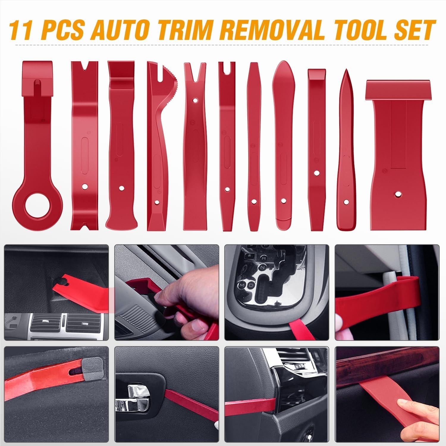 Comprehensive 330-Piece Auto Trim Removal Kit – Durable Tools with Easy Storage