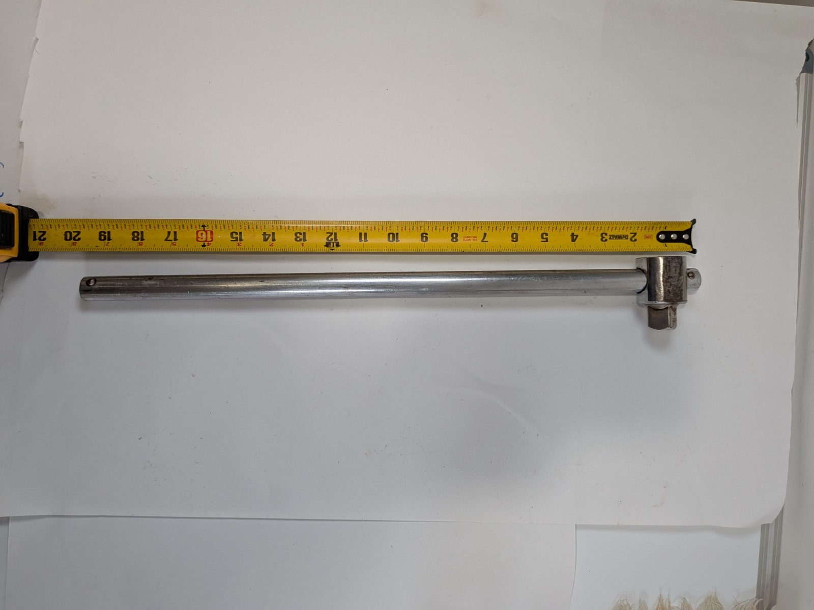 3/4″ Drive 20″ Sliding T-Handle Breaker Bar Unknown Brand (See Photos & Descrip)