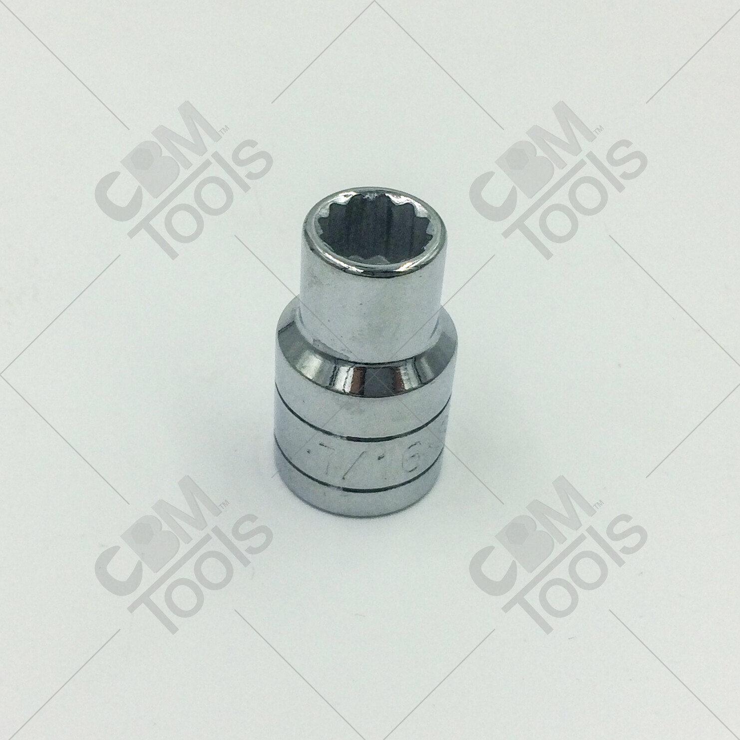 SK Hand Tools 40214 1/2 Dr 7/16 12pt Chrome Socket New Lifetime Warranty