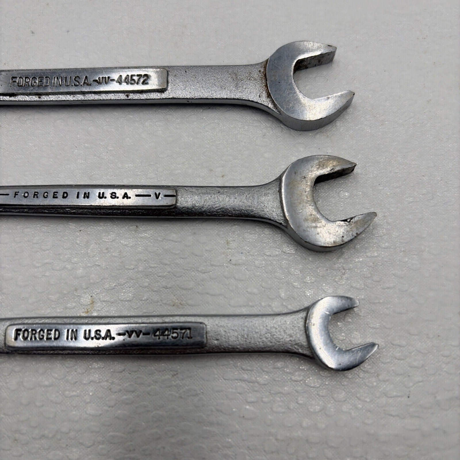 Craftsman 1/4″ x 5/16″ Open End Wrench SAE 44571 -vv- & 3/8” x 7/16” 44572 -vv-