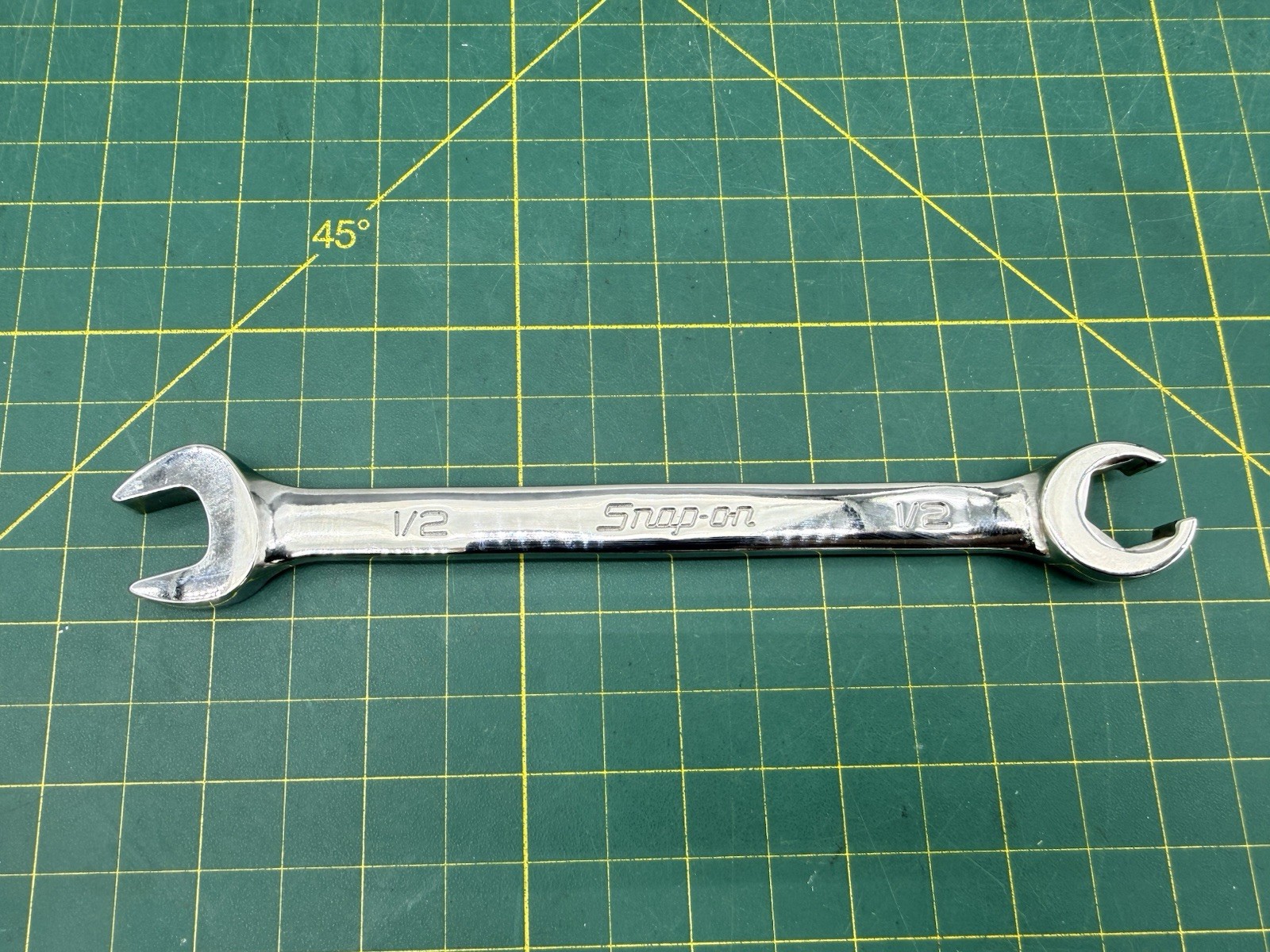 Snap-On Tools RXS16B 1/2″ 6 Point SAE Open-End/Flare Nut Wrench USA – NEW!