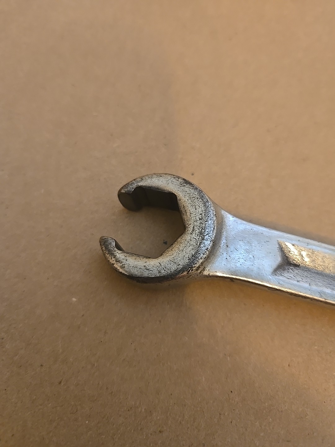 Snap On 5/8″-11/16″ 6PT SAE Chrome Flare Nut End Wrench USA RXH2022S
