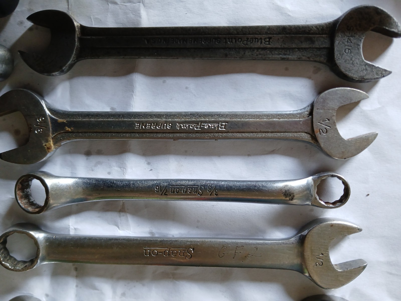 Snap On & Blue Point Lot New & Used Tools Tappet Wrench, Wobbler Extension Etc..