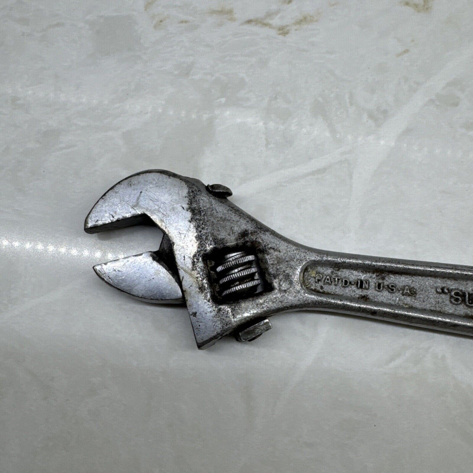 J.H. WILLIAMS & Co. TOOLS 8″ LOCKING ADJUSTABLE WRENCH «SUPERJUSTABLE» USA –
