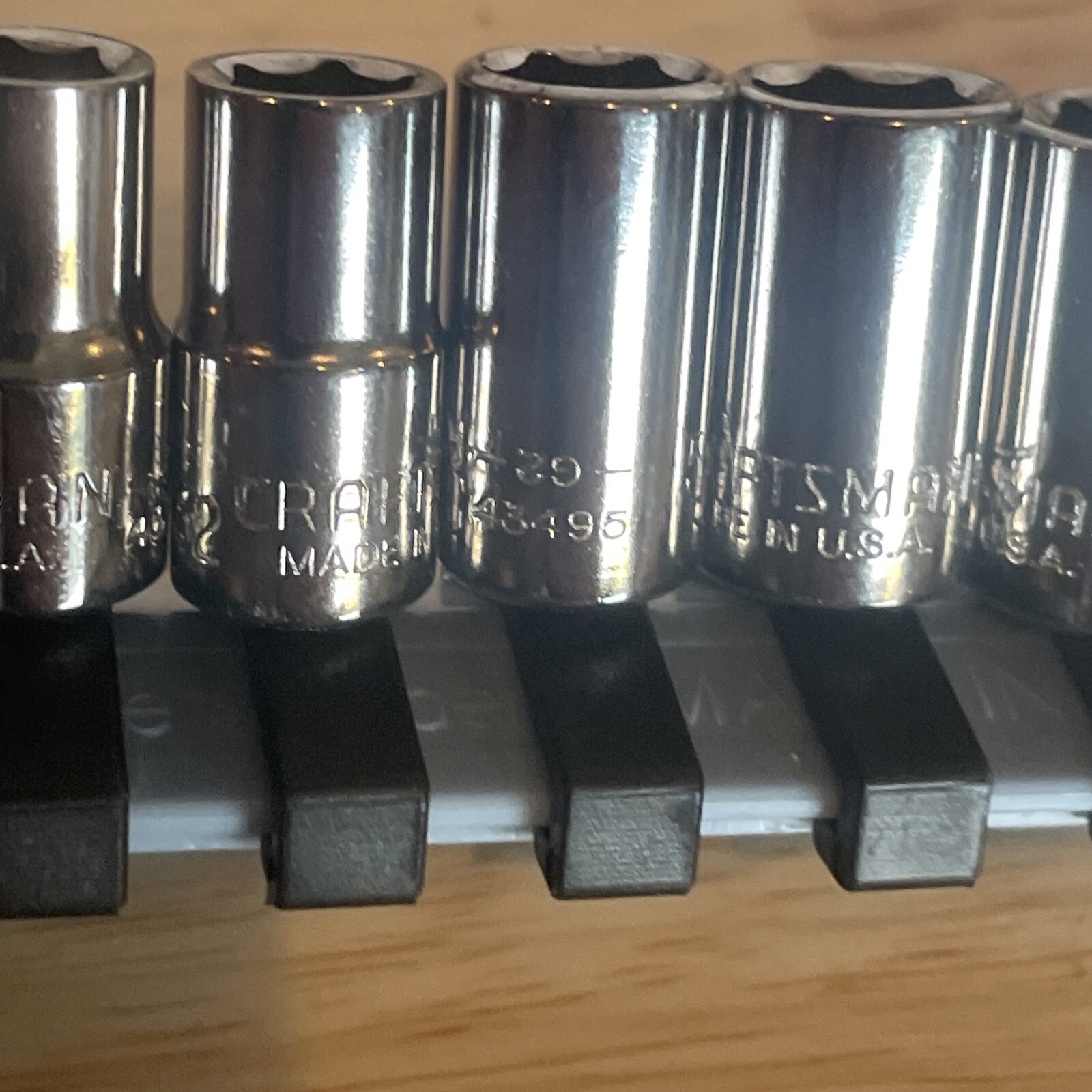 Craftsman 11pc. SAE 1/4″ Drive 6 Point Socket Set 5/32-9/16” Inverted G2 USA