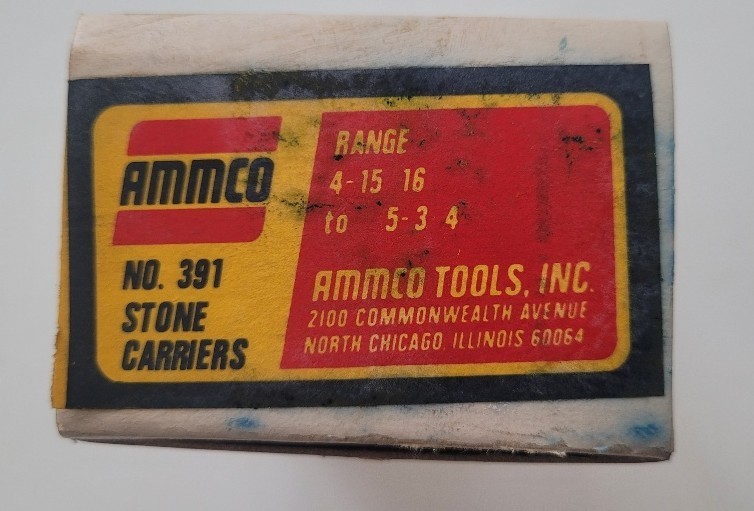 NEW AMMCO (not aftermarket) Honing Stone Carriers #391 for Model 500 Hone