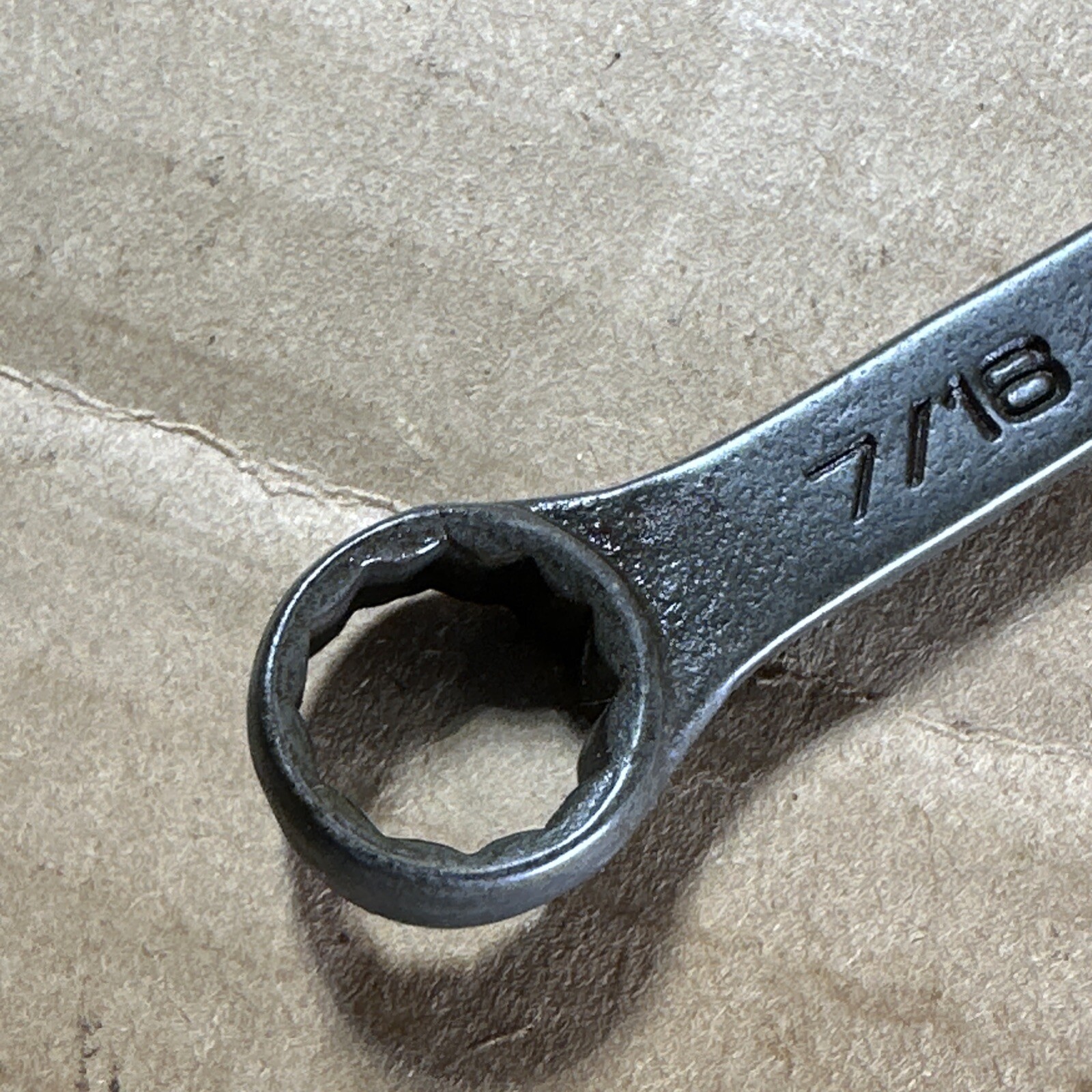 MATCO USA WCHB 142, SAE 7/16” Combination Wrench 12 Pt. Industrial Black Finish