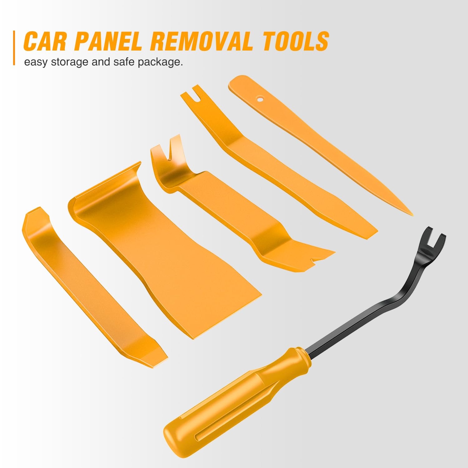 Auto Trim Removal Tool Kit 6PCS NoScratch Fastener and Molding Tools