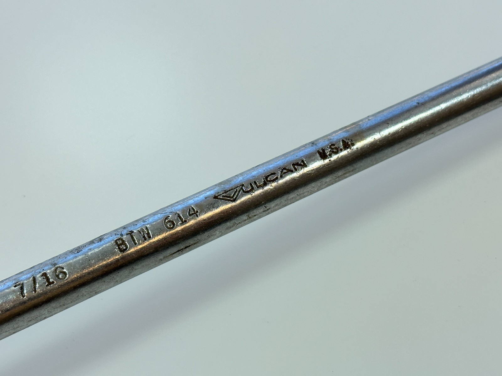 Vulcan Tools USA (Rare) BTW614 Single SAE 7/16” Box End Specialty Wrench 6 Point
