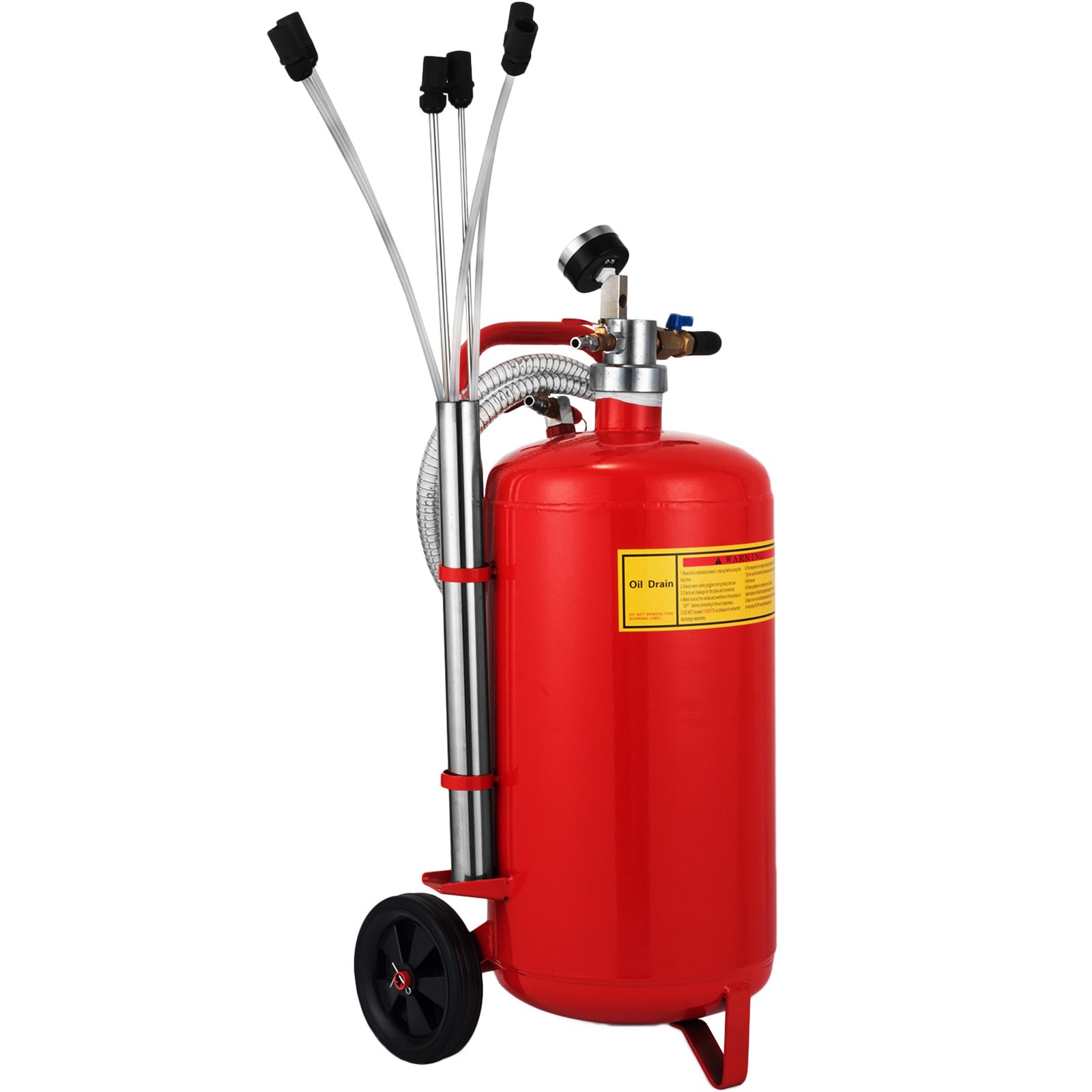 5 Gallon Portable Air Pneumatic Waste Oil Garage Extractor Drain Tank
