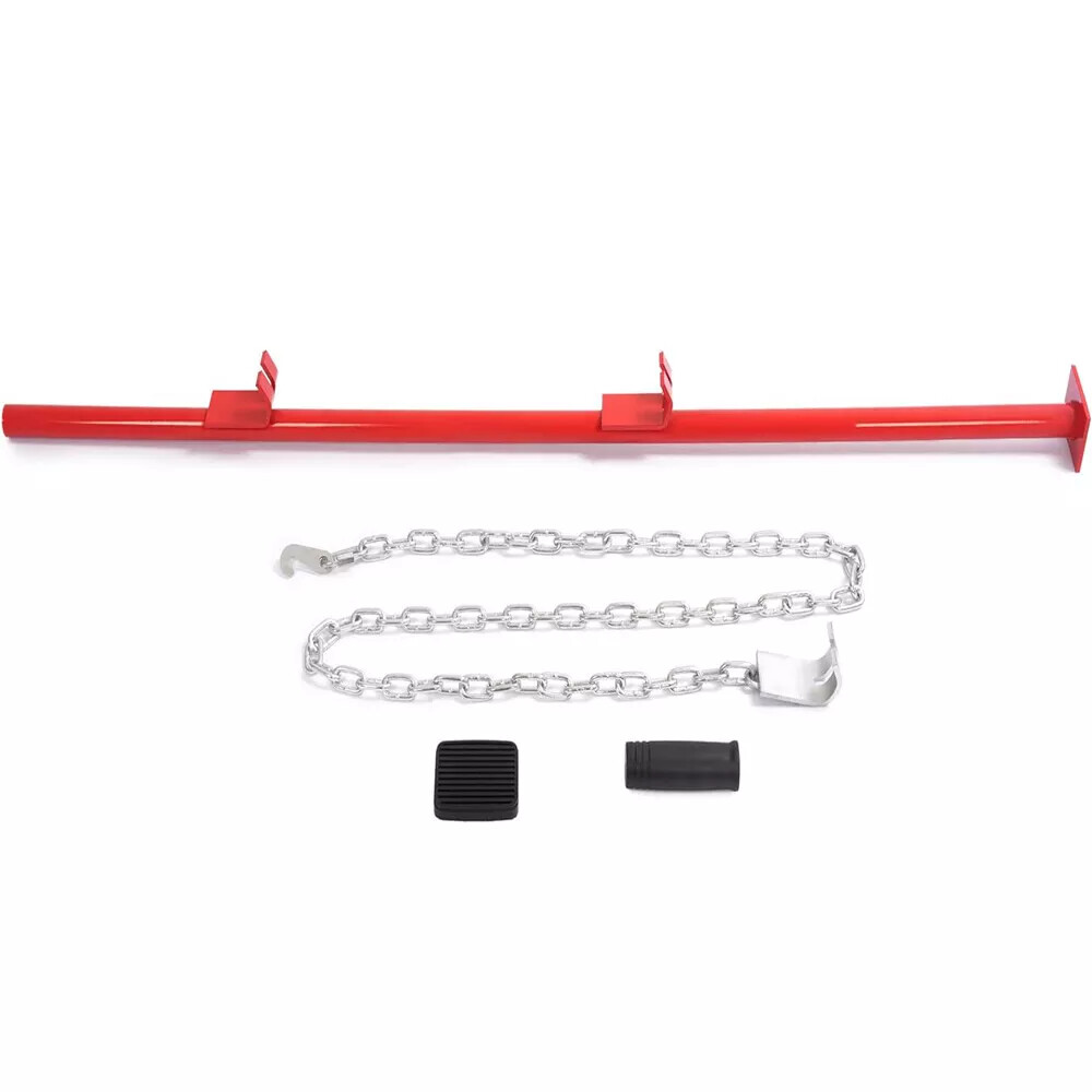 77175 Auto Body Alignment Bar Tool W/ Chain for Bumper Hood Panel Deck & Bracket