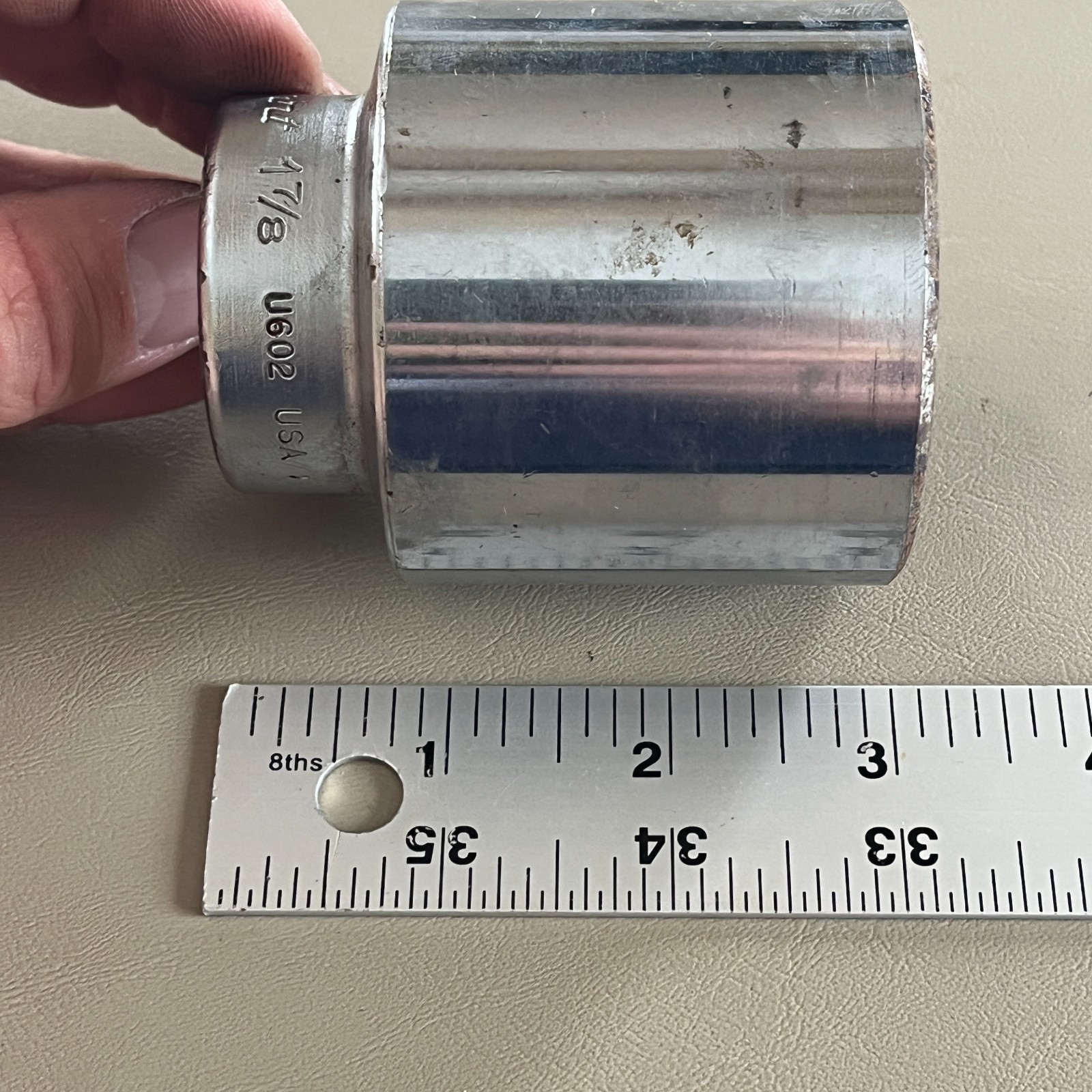 Blue-Point 3/4″ Drive 12pt 1-7/8″ SAE Shallow Chrome Socket U602 by Snap on