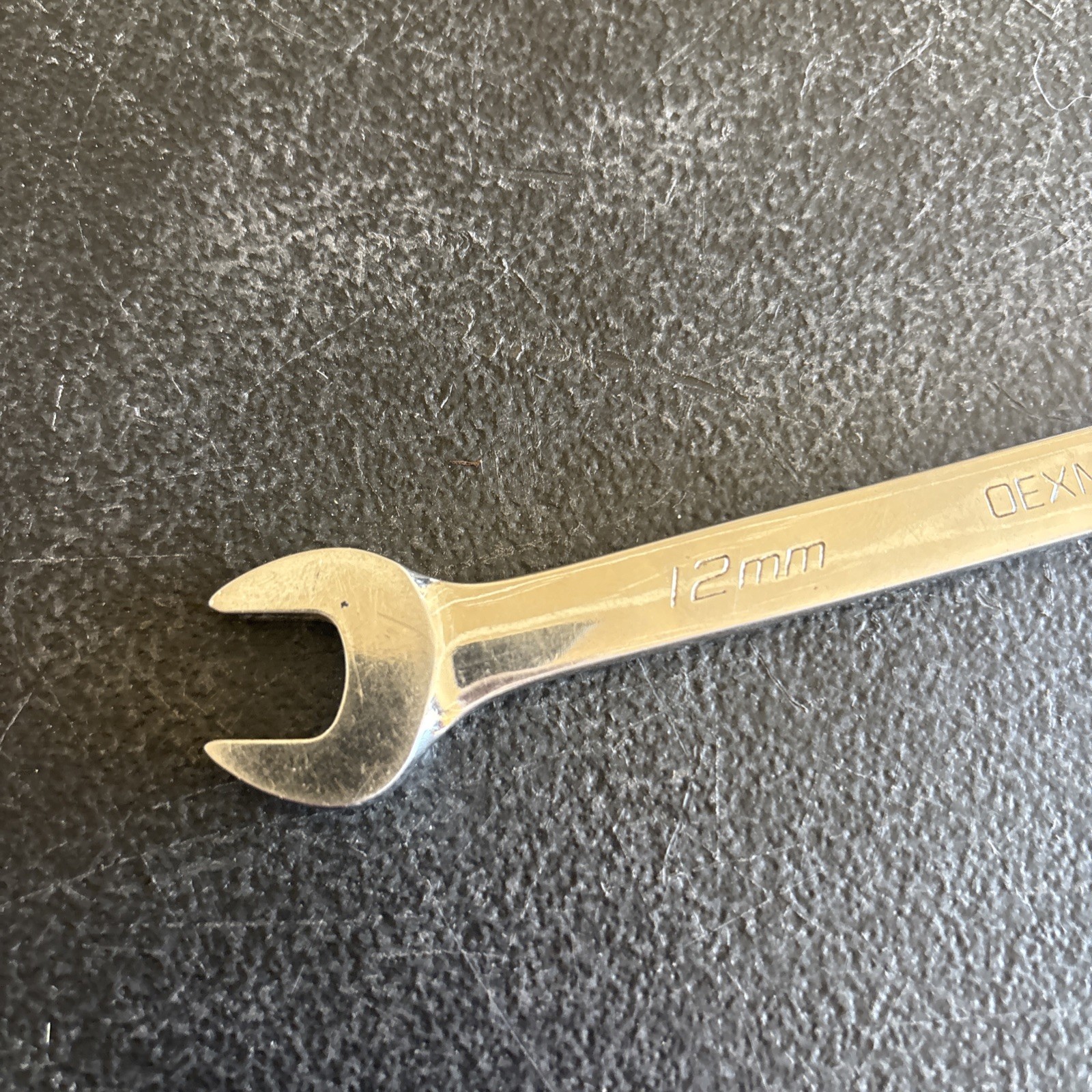 Snap On 12MM 12PT Metric Chrome Combination Wrench USA OEXM120B