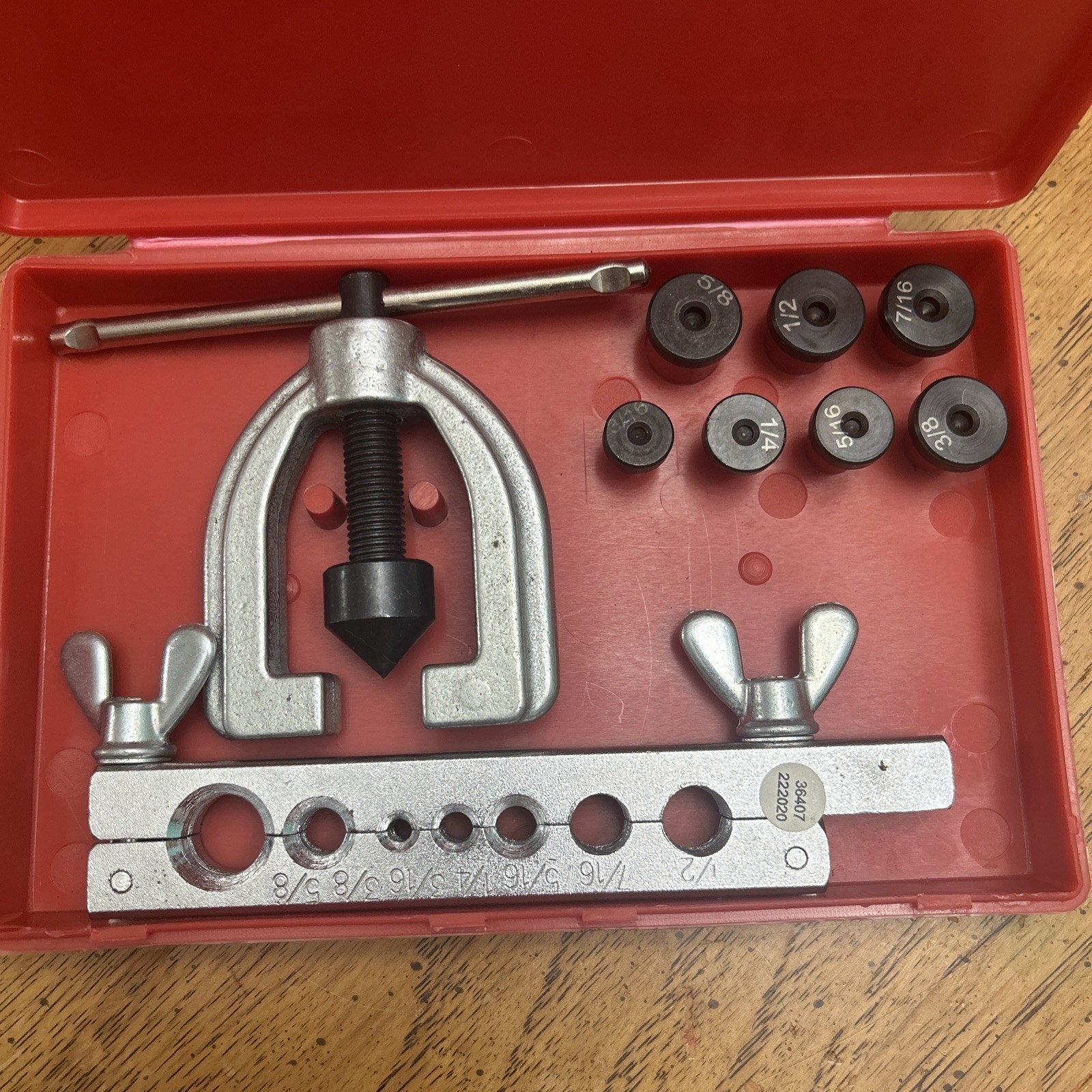 Double Flaring Copper Aluminum Soft Steel Brake Line & Brass Tubing Tool Kit