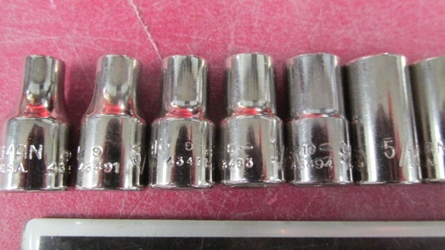 CRAFTSMAN USA 1/4″ DRIVE 6 POINT SHALLOW SOCKET SET 5/32″ to 9/16″ ~ 11 PC. SET