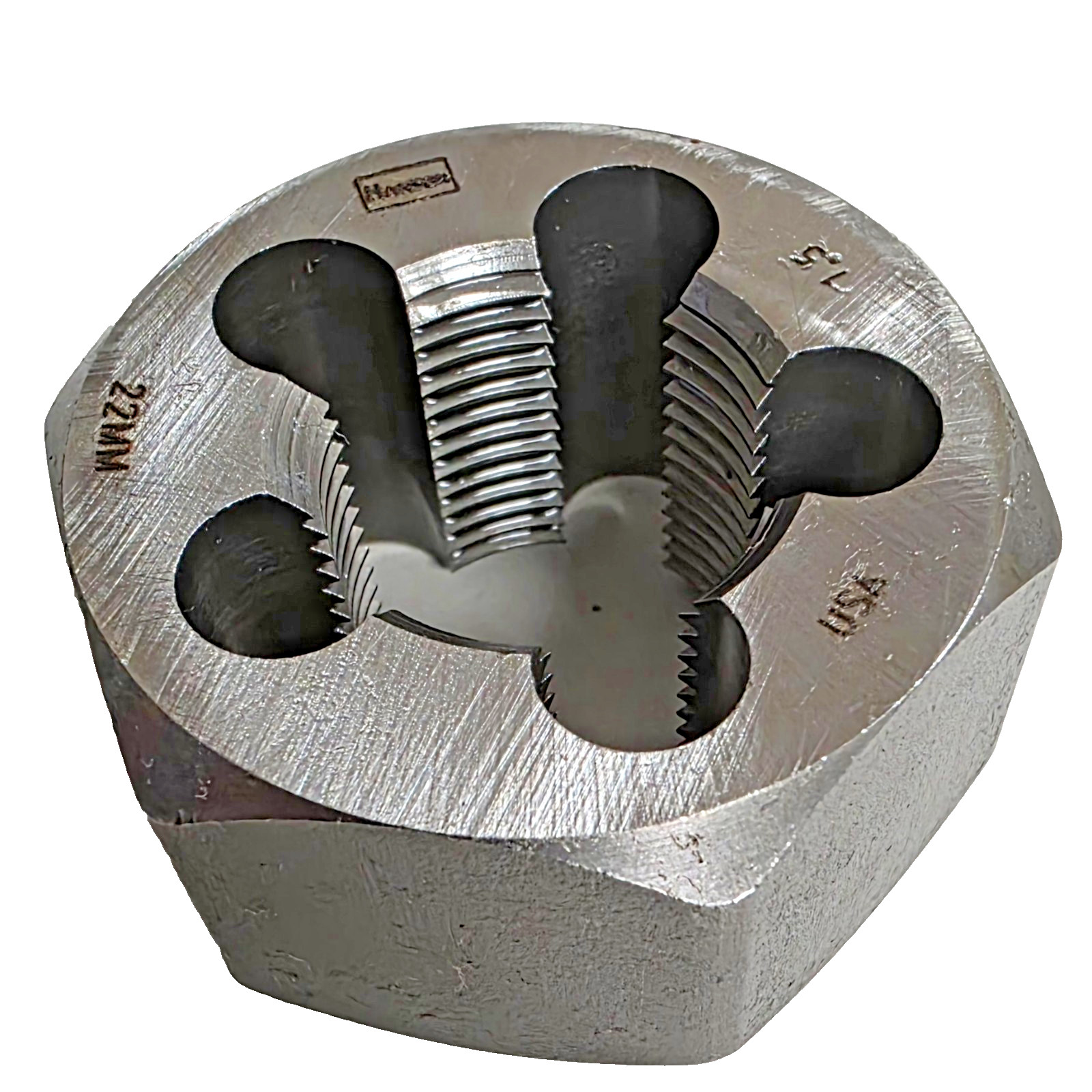 M22 X 1.5 Metric 1-5/8″ Hex Irwin 7365 ZR Rethread Die 22MM Carbon Steel USA