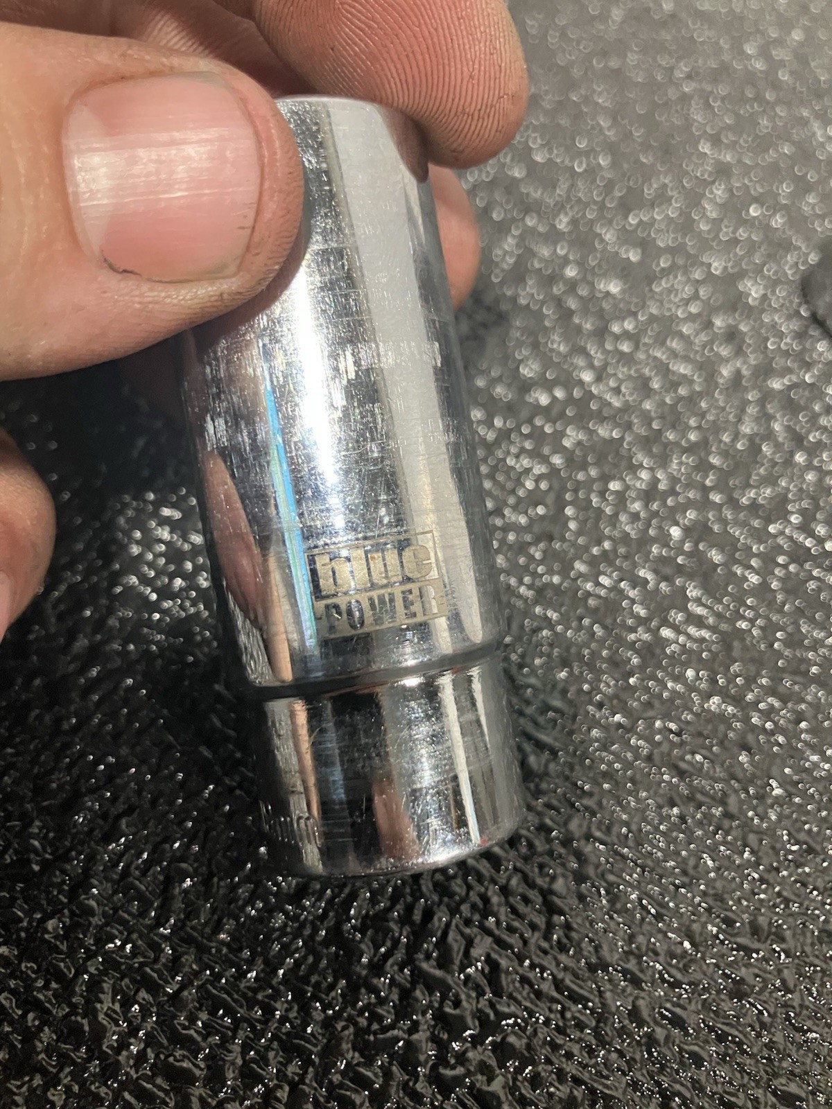 Cornwell Blue Power Metric 3/8 Chrome Deep Socket Set
