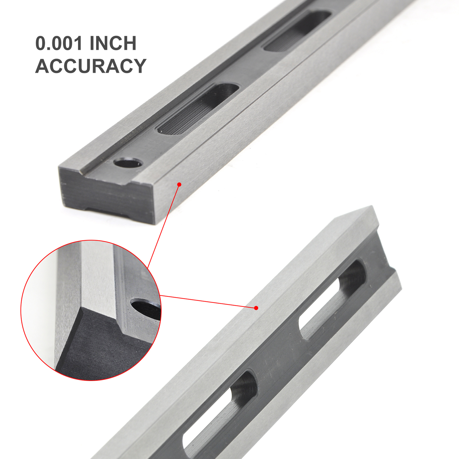 24″ Machinist Precision Cylinder Head Straight Edge Tool, Checking Engine Blocks
