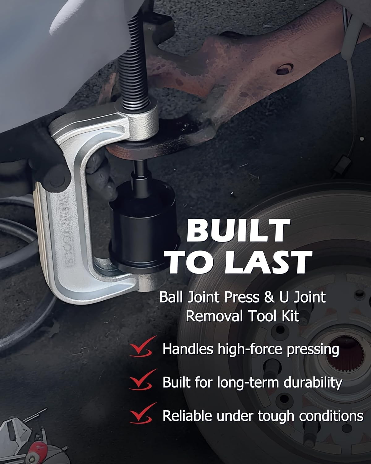 Pro-Grade Ball Joint & U Joint Removal Tool Kit – Tough Steel, Compact Design