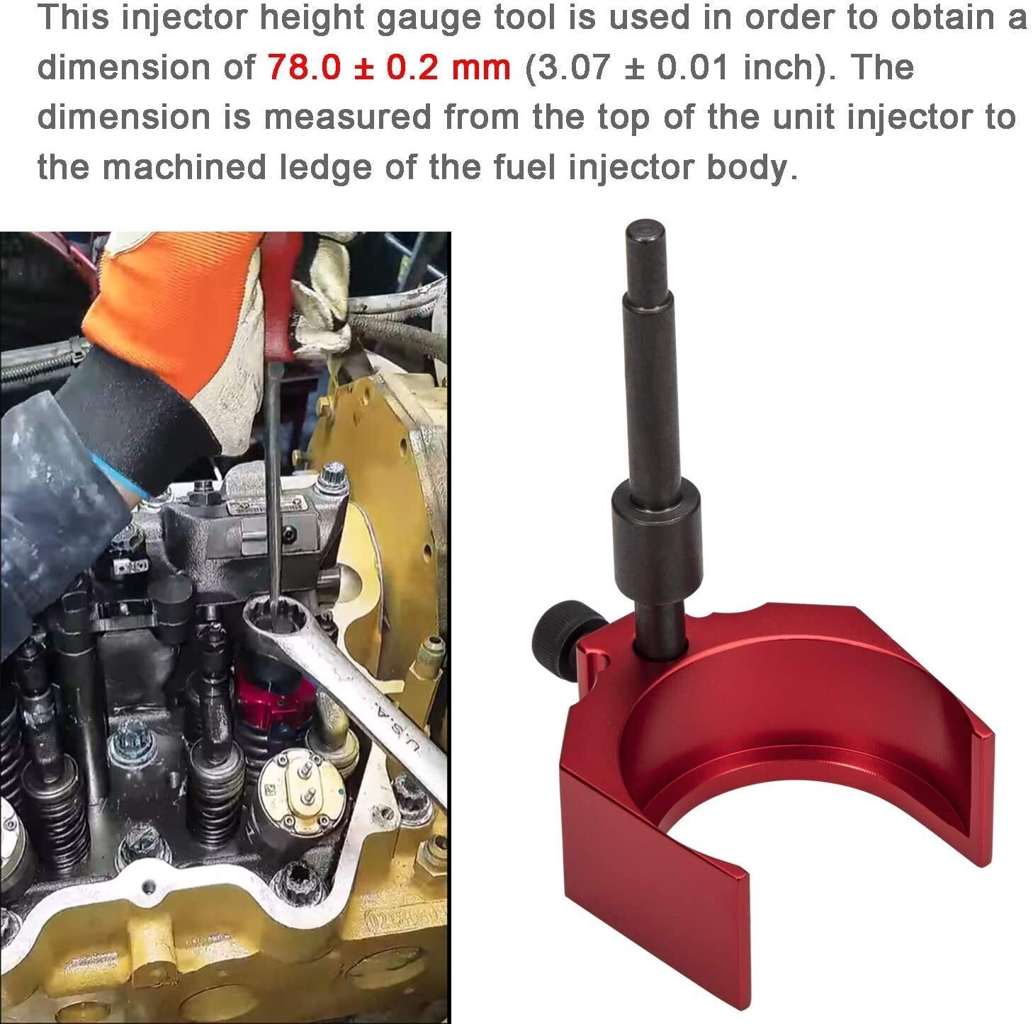 Injector Sleeve Remover Installer Set,Injector Height Tool+Engine Barring Socket
