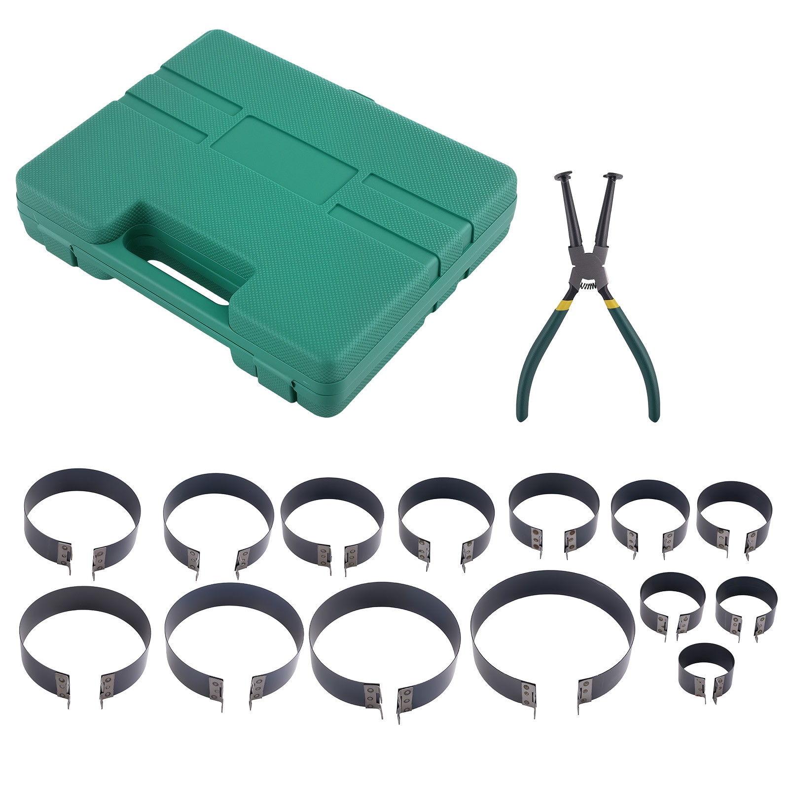 Piston Ring Compressor Cylinder Installer Plier 14 Band Tool Trucks Expander New