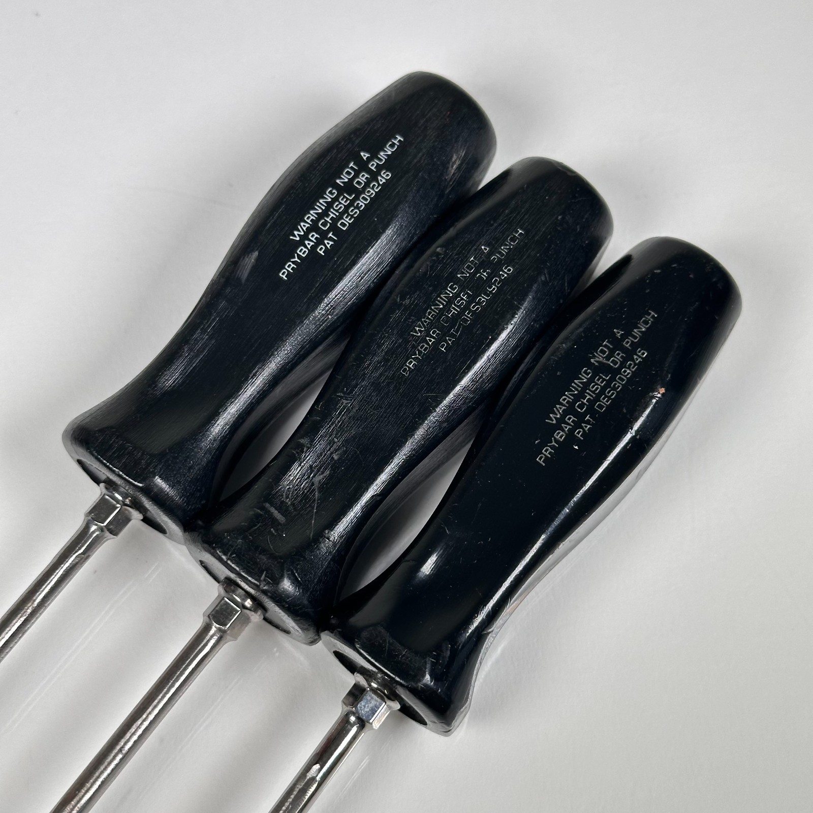 Snap-On Tools Phillips Screwdriver SDDP31 Black USA (Lot of 3)