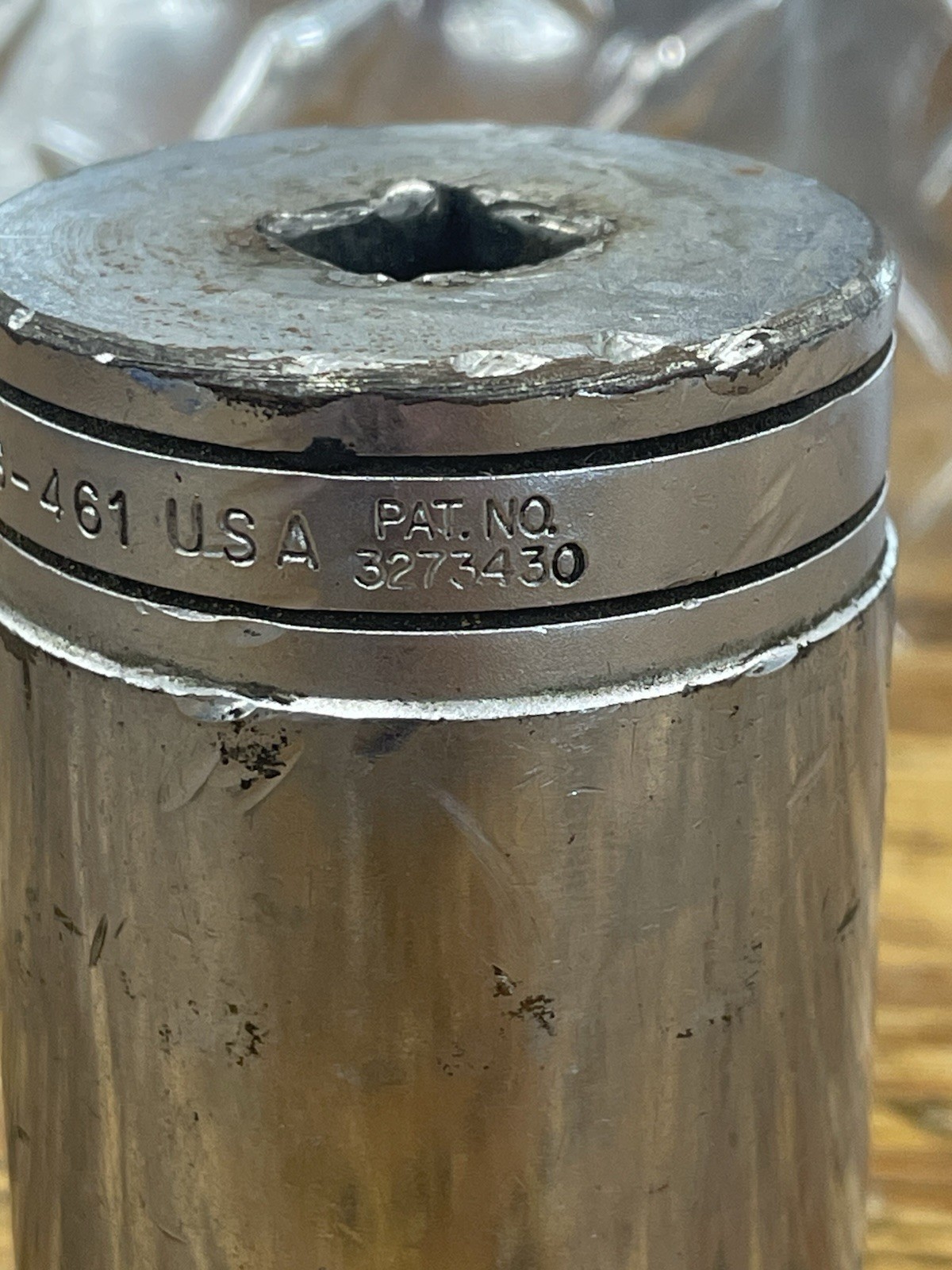 Vintage SNAP ON S461 – 1/2″ Dr 12pt SAE Deep Socket, 1-7/16″