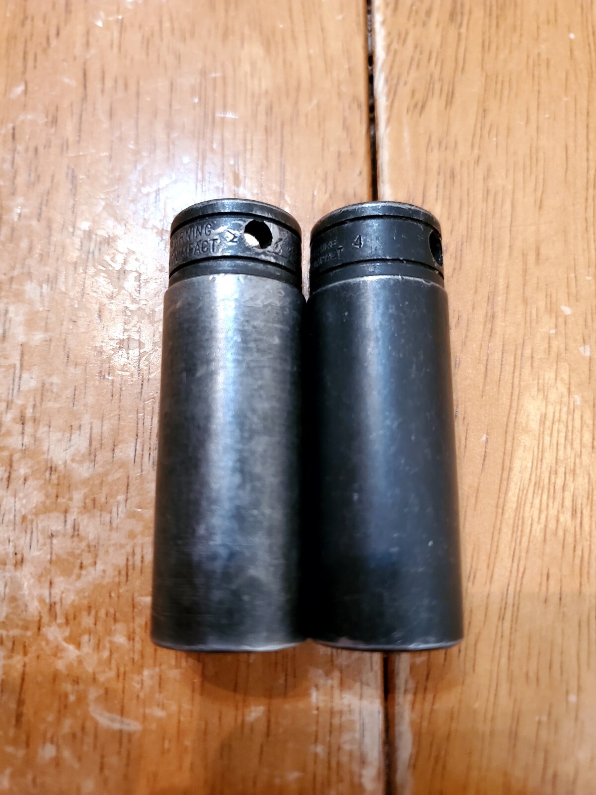 Snap On 3/8″ Drive 5/8″ 6&12PT Deep Industrial Finish Non Impact Sockets Worn