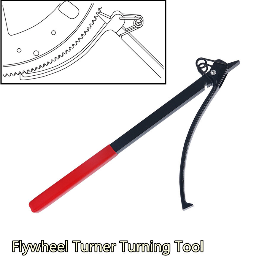 Flywheel Turner Turning Tool Holder Wrench Clamps Flex Plate Turner Tool Kit USA