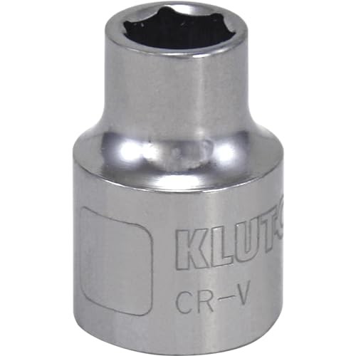Klutch Socket, Metric, 21mm, 3/8in.-Drive, 6-Pt.