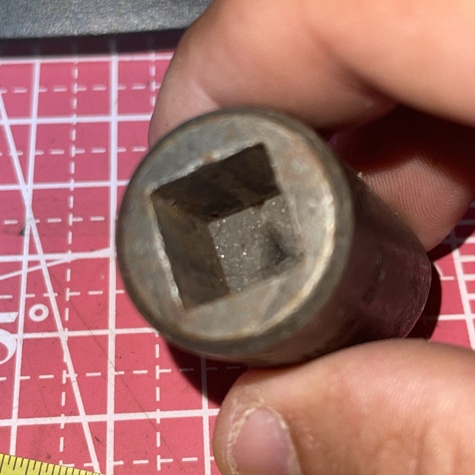 VINTAGE GILLER NAS 588 1/8 In Tip 1/2 Drive Impact Socket Curved Drag Link USA