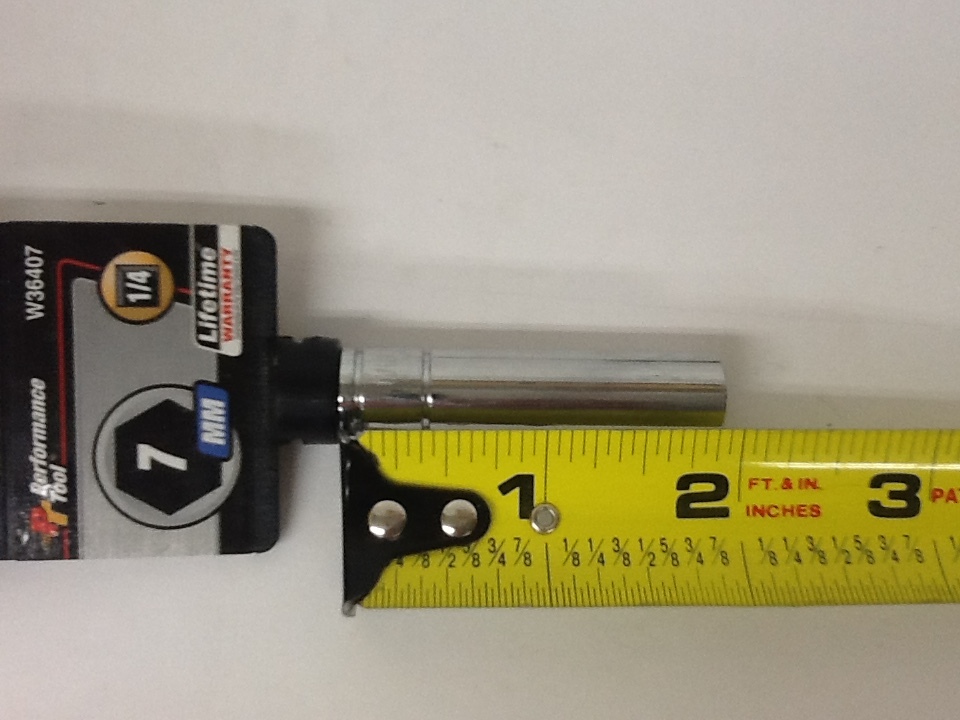 6Pc Performance Tools 6pt. Deep Metric Sockets 1/4″ Dr. 4mm-12mm – no 5mm