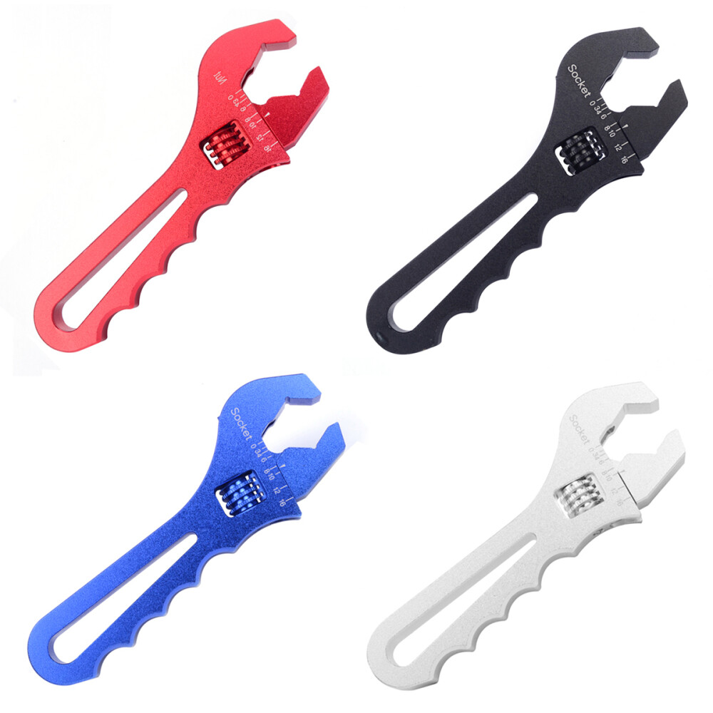Adjustable Wrench Spanner Wrenches Hand Tool for Hose Fitting AN3-AN16 Aluminum