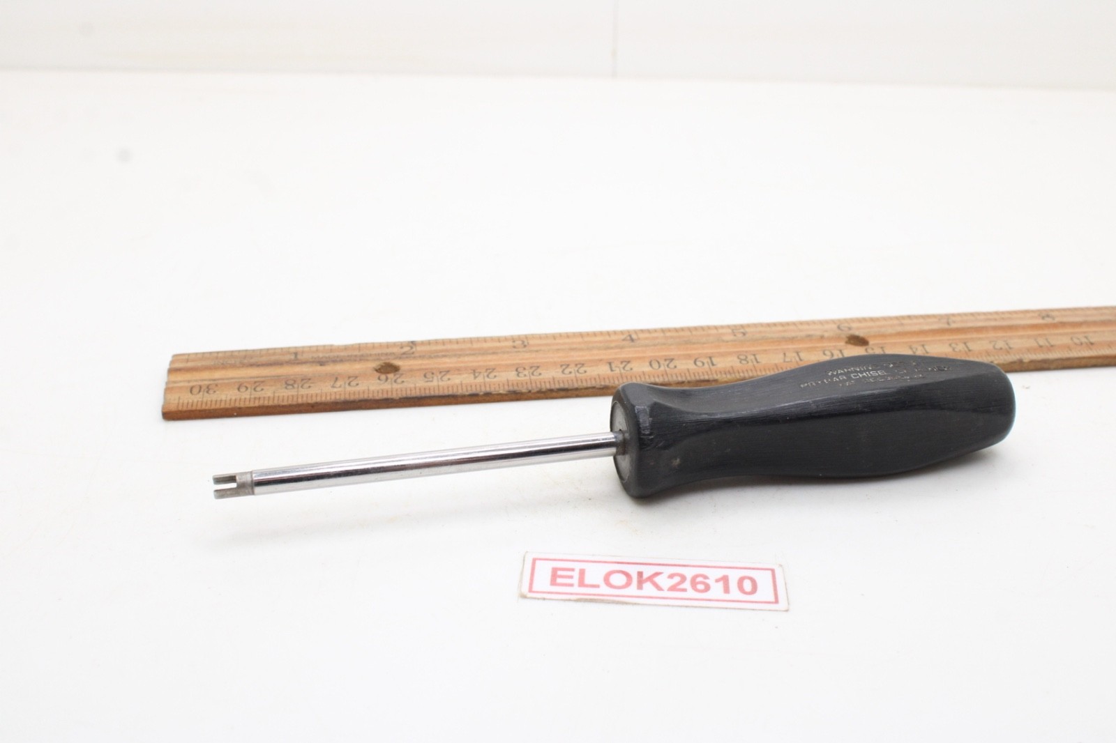 Snap-On Tools TR107A Tire Valve Core Removal Tool Black Hard Handle USA