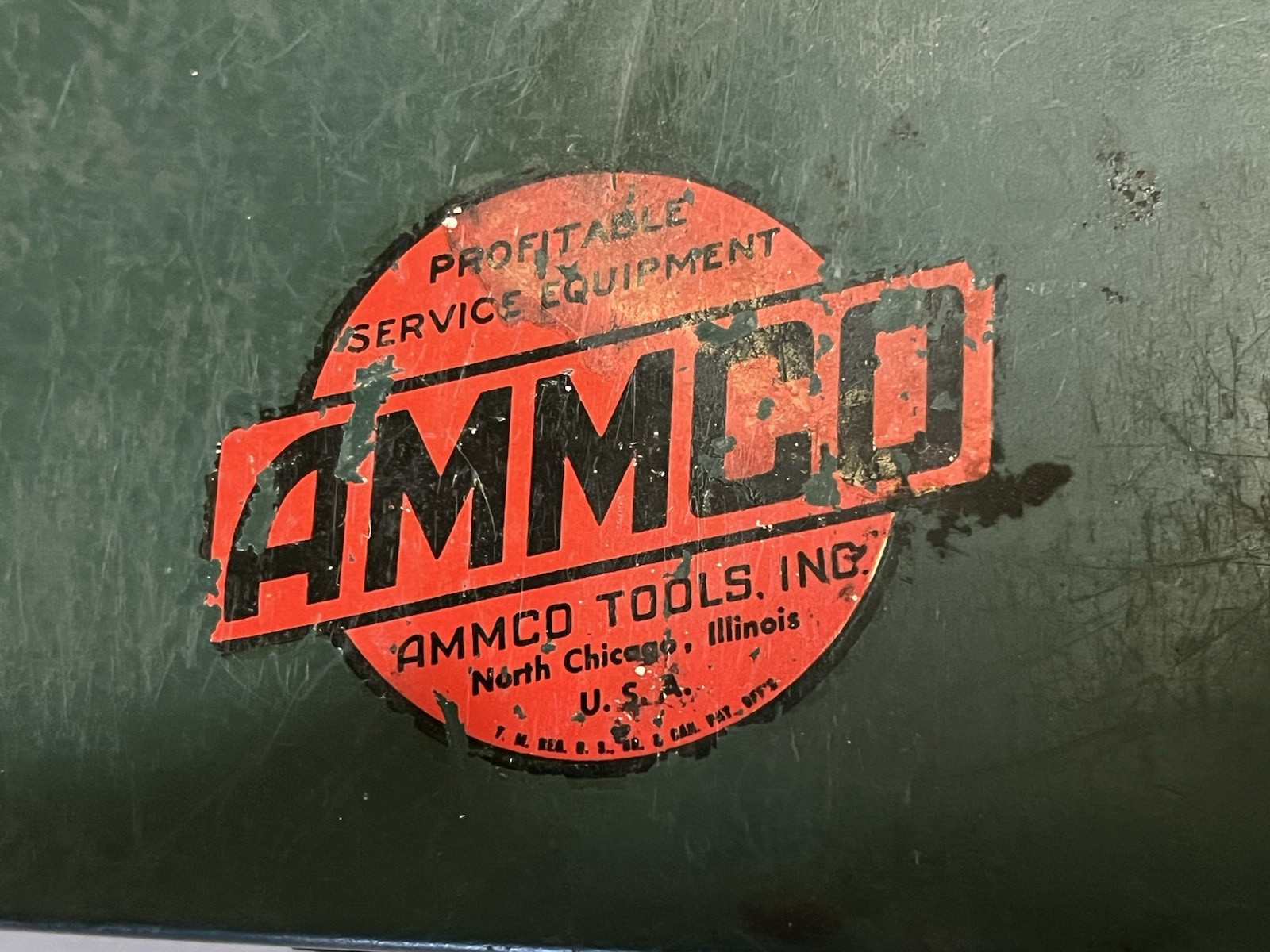 AMMCO Model 100 Vintage Small Bore Cylinder Hone Set in Box 47/64″ – 1-5/16″ USA
