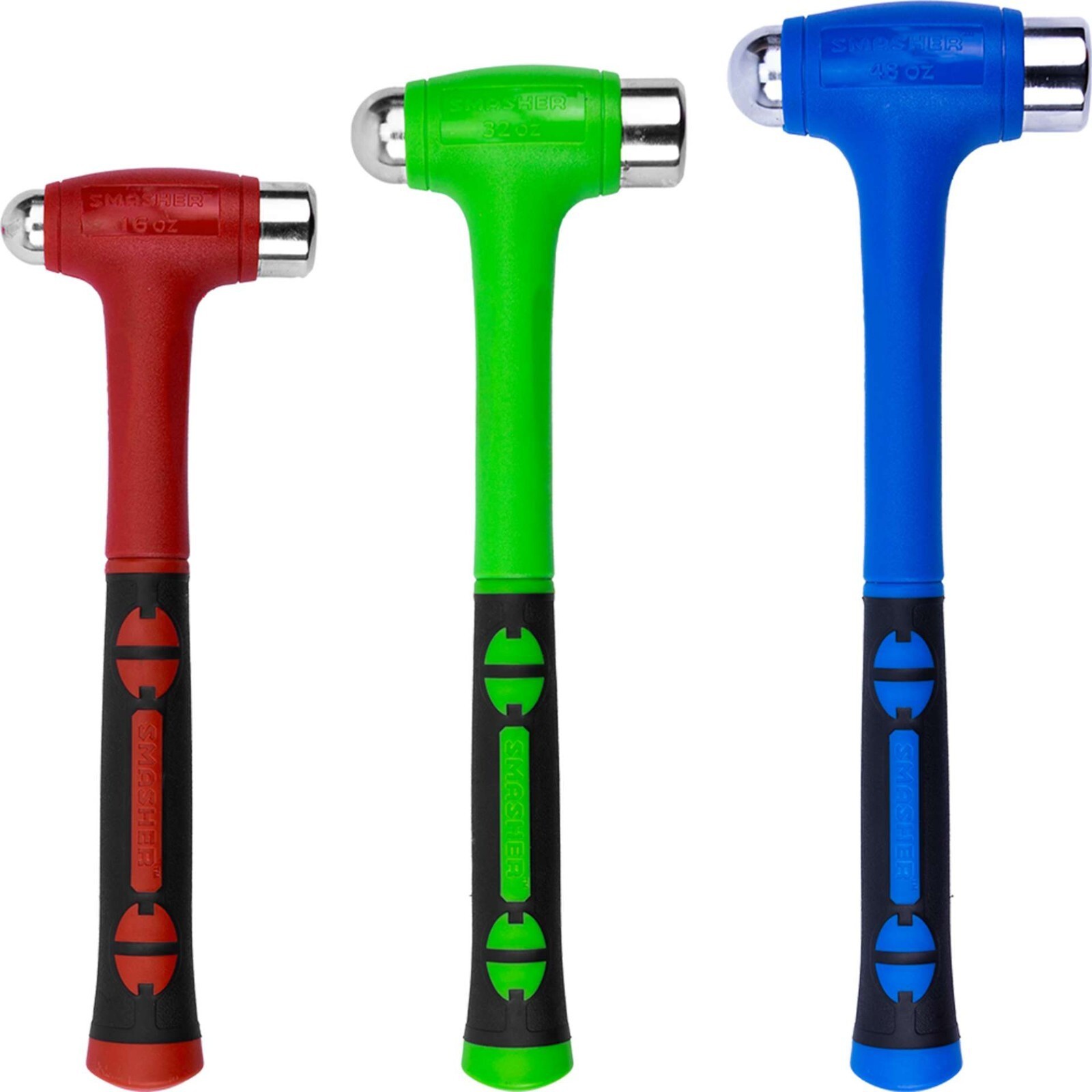 Welzh Ball Peen Hammer Set 16, 32, 48oz Snap On Quality LIFETIME GUARANTEE