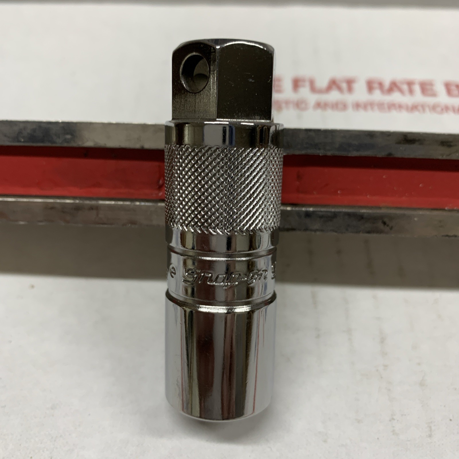 Snap On Tools S9716KR 3/8″Dr 6 Pt Standard Retention Spark Plug Socket New
