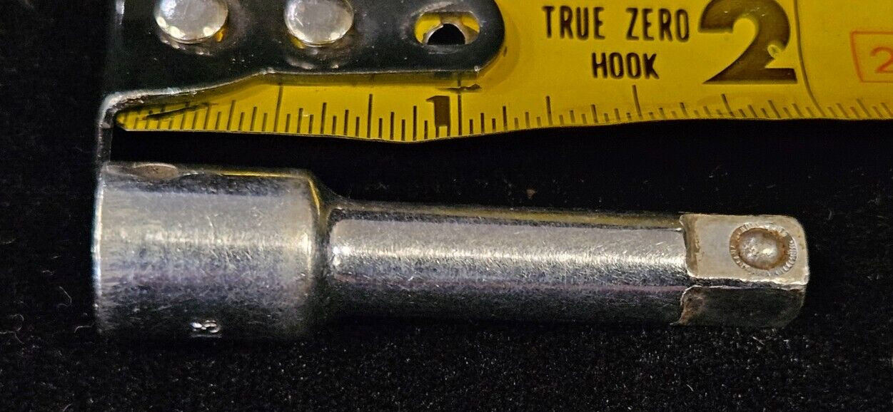Vintage MAC Tools M2E 1/4” Drive Extension 2″ Long Chrome