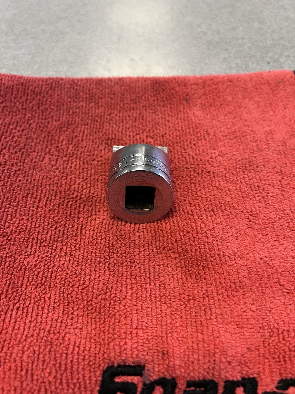 Snapon A-15 1/2 Drive 1-3/16″ Blade Width Vintage Chrome Drag Link Socket