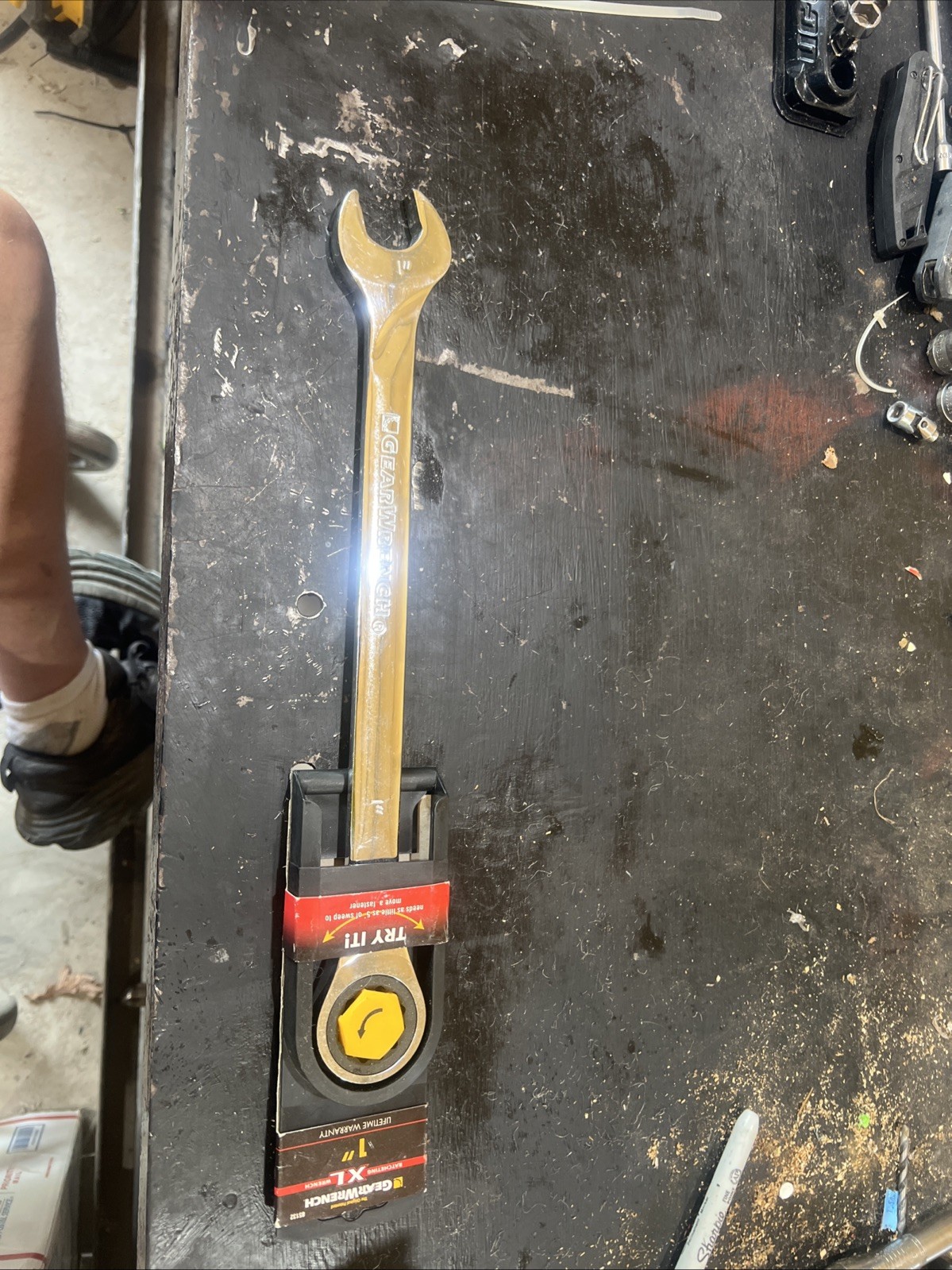 Gearwrench 81532 1 Inch XL Ratcheting Combination Wrench Long Pattern
